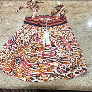 Love Stitch Multicolor Animal Print Top